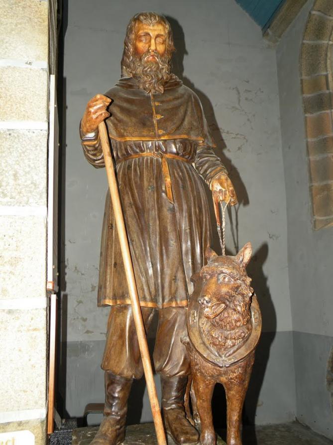 Lanhouarneau saint herve et son loup