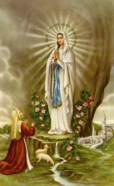 Notre dame de lourdes et sainte bernadette 2 2