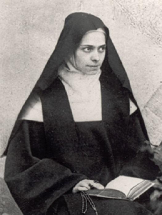 Portrait d elisabeth de la trinite portant son voile de religieuse 2