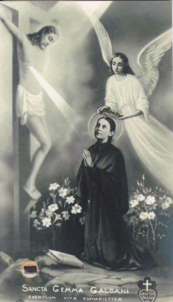 St gemma relic holycard 1